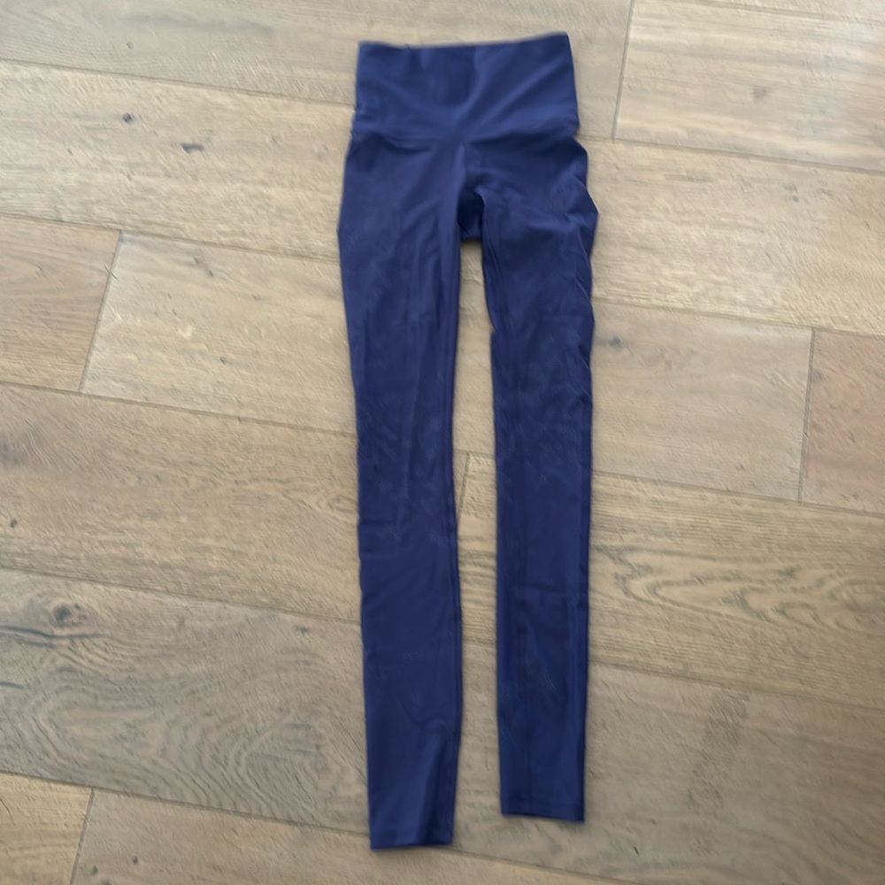 Purple leopard high rise size 2 lululemon leggings